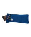 Velvet Glasses Case Double | Navy